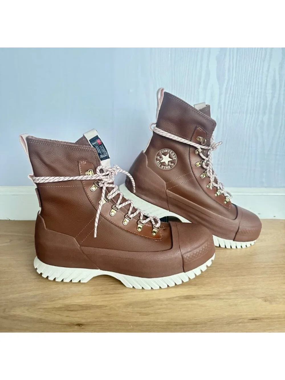 ⭐Chuck Taylor All Star Lugged 2.0 CC X-Hi Waterproof Boots Brown 8 Mens A12899C⭐